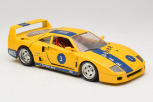 Ferrari F40 #1 Galben Bauer Ediție Limitată 100 buc Bburago 1:18 BSR001 Metal - imaginea 6 din 8
