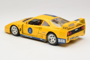 Ferrari F40 #1 Galben Bauer Ediție Limitată 100 buc Bburago 1:18 BSR001 Metal - imaginea 7 din 8