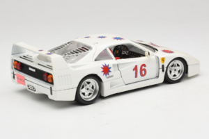 Ferrari F40 #16 Borsenmodells Alb Limited Edition 333 pcs 1987 Bburago 1:18 3332-W1 Metal - imaginea 3 din 8