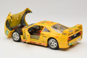 Ferrari F40 Totip Jolly Club #2 Galben Bburago 1:18 3332-Y1 Metal - imaginea 5 din 8