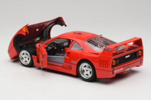 Ferrari F40 #8 Bevro International Roșu 1987 Bburago 1:18 3332-P3 Metal - imaginea 5 din 8