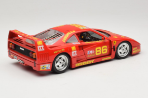 Ferrari F40 LM #86 Ch. Pozzi IMSA 24 Hours of Le Mans 1985 Roșu Bburago 1:18 3332-P6 Metal - imaginea 3 din 8