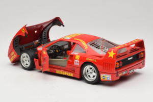 Ferrari F40 LM #86 Ch. Pozzi IMSA 24 Hours of Le Mans 1985 Roșu Bburago 1:18 3332-P6 Metal - imaginea 5 din 8