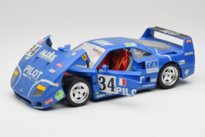 Ferrari F40 #34 M. Ferte / Thavenin / Palau Pilot Albastru 1987 Bburago 1:18 3032-B1 Metal - imaginea 2 din 8