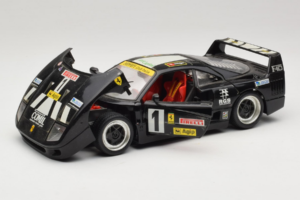 Ferrari F40 Pirelli Agip #1 Negru Bburago 1:18 3332-B1 Metal - imaginea 2 din 8