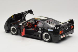 Ferrari F40 Pirelli Agip #1 Negru Bburago 1:18 3332-B1 Metal - imaginea 5 din 8