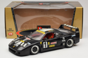 Ferrari F40 Pirelli Agip #1 Negru Bburago 1:18 3332-B1 Metal - imaginea 8 din 8