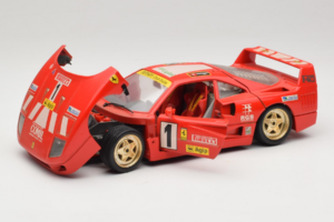 Ferrari F40 Pirelli Agip #1 Ferrari Club Italia Roșu Bburago 1:18 3032-P2 Metal - imaginea 2 din 8