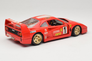 Ferrari F40 Pirelli Agip #1 Ferrari Club Italia Roșu Bburago 1:18 3032-P2 Metal - imaginea 3 din 8