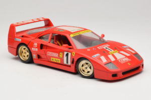 Ferrari F40 Pirelli Agip #1 Ferrari Club Italia Roșu Bburago 1:18 3032-P2 Metal - imaginea 6 din 8