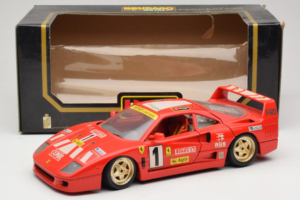 Ferrari F40 Pirelli Agip #1 Ferrari Club Italia Roșu Bburago 1:18 3032-P2 Metal - imaginea 8 din 8