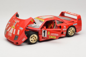 Ferrari F40 Evoluzione #1 Pirelli Agip Roșu cu Roți Aurii 1992 Bburago 1:18 3042-P2 Metal - imaginea 2 din 8