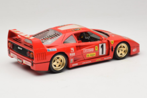 Ferrari F40 Evoluzione #1 Pirelli Agip Roșu cu Roți Aurii 1992 Bburago 1:18 3042-P2 Metal - imaginea 3 din 8