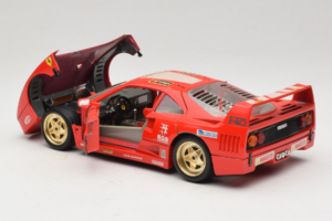 Ferrari F40 Evoluzione #1 Pirelli Agip Roșu cu Roți Aurii 1992 Bburago 1:18 3042-P2 Metal - imaginea 5 din 8