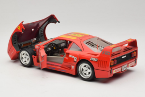 Ferrari F40 Pirelli BBS Roșu Bburago 1:18 3032-P4 Metal - imaginea 5 din 8