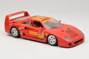 Ferrari F40 Pirelli BBS Roșu Bburago 1:18 3032-P4 Metal - imaginea 6 din 8