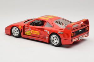 Ferrari F40 Pirelli BBS Roșu Bburago 1:18 3032-P4 Metal - imaginea 7 din 8