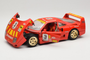 Ferrari F40 #3 Pirelli Roșu 1987 Bburago 1:18 3332-P4 Metal - imaginea 2 din 8