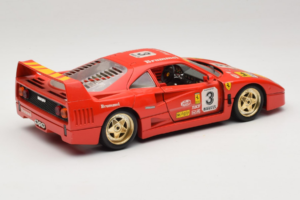 Ferrari F40 #3 Pirelli Roșu 1987 Bburago 1:18 3332-P4 Metal - imaginea 3 din 8
