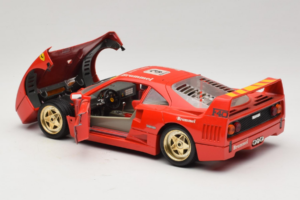 Ferrari F40 #3 Pirelli Roșu 1987 Bburago 1:18 3332-P4 Metal - imaginea 5 din 8