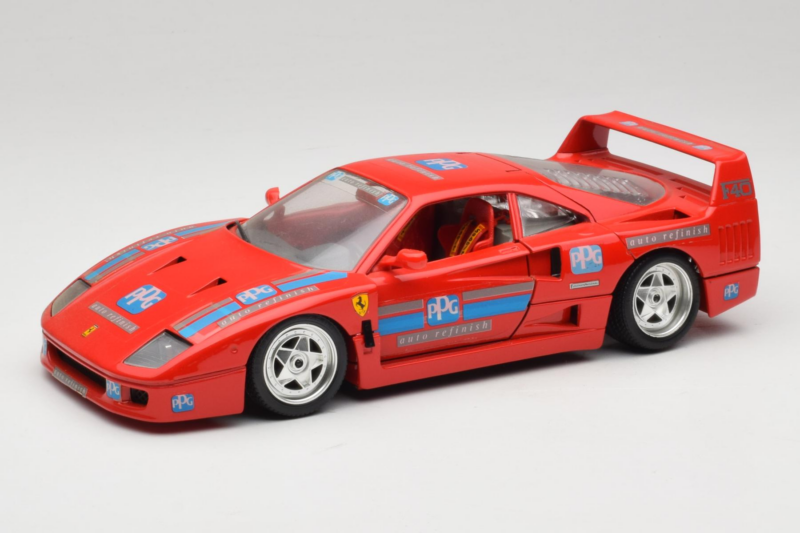 Ferrari F40 PPG Auto Refinish Roșu Bburago 1:18 3332-P1 Metal