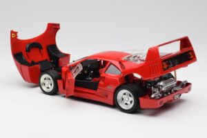 Ferrari F40 Roșu Hot Wheels 1:18 23911 Metal - imaginea 5 din 8
