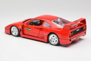 Ferrari F40 Roșu Bburago 1:18 3332 Metal - imaginea 7 din 8