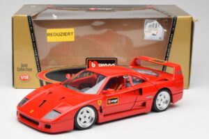Ferrari F40 Roșu Bburago 1:18 3332 Metal - imaginea 8 din 8