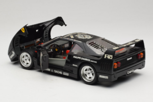 Ferrari F40 Seco #99 Lesseps / Charriol / Balandras Negru Bburago 1:18 3032-B3 Metal - imaginea 5 din 8