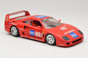 Ferrari F40 #40 the0123 Roșu 1987 Bburago 1:18 3332-P5 Metal - imaginea 6 din 8