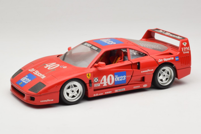 Ferrari F40 #40 the0123 Roșu 1987 Bburago 1:18 3332-P5 Metal