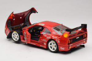Ferrari F40 LM Unisys #59 Ota / P. Nappi / R. Donovan 24 Hours of Le Mans 1996 Bburago 1:18 3032-U1 Metal - imaginea 5 din 8