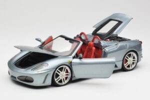 Ferrari F430 Spider Blue Metallic Hot Wheels 1:18 H3074 Metal - imaginea 2 din 8