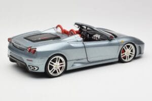 Ferrari F430 Spider Blue Metallic Hot Wheels 1:18 H3074 Metal - imaginea 3 din 8