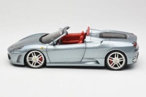 Ferrari F430 Spider Blue Metallic Hot Wheels 1:18 H3074 Metal - imaginea 4 din 8