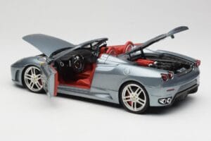 Ferrari F430 Spider Blue Metallic Hot Wheels 1:18 H3074 Metal - imaginea 5 din 8