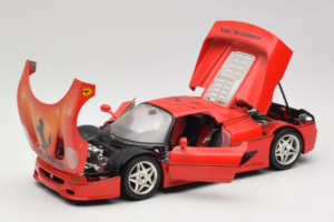 Ferrari F50 Braccio & Gotz M. Schumacher Ediție Semnătură Bburago 1:18 MS Metal - imaginea 2 din 8