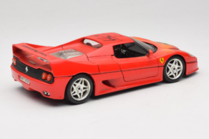 Ferrari F50 Braccio & Gotz M. Schumacher Ediție Semnătură Bburago 1:18 MS Metal - imaginea 3 din 8