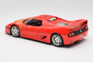 Ferrari F50 Braccio & Gotz M. Schumacher Ediție Semnătură Bburago 1:18 MS Metal - imaginea 7 din 8