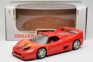 Ferrari F50 Braccio & Gotz M. Schumacher Ediție Semnătură Bburago 1:18 MS Metal - imaginea 8 din 8