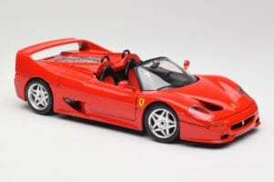 Ferrari F50 Cabriolet Roșu Bburago 1:18 3352 Metal - imaginea 6 din 8