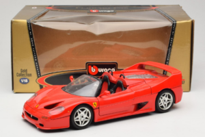 Ferrari F50 Cabriolet Roșu Bburago 1:18 3372-P1 Metal - imaginea 8 din 8