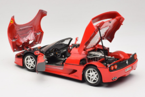 Ferrari F50 Cabriolet 50 Jahre Ferrari 24 Jahre Bburago FMC Roșu Bburago 1:18 3352-P1 Metal - imaginea 5 din 8