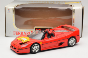 Ferrari F50 Cabriolet 50 Jahre Ferrari 24 Jahre Bburago FMC Roșu Bburago 1:18 3352-P1 Metal - imaginea 8 din 8
