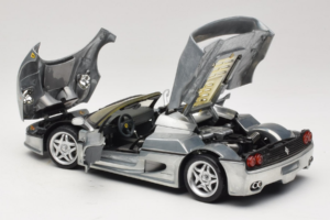 Ferrari F50 Cabriolet Chrome Silver Ediție Limitată Hot Wheels 1:18 25741 Metal - imaginea 5 din 8