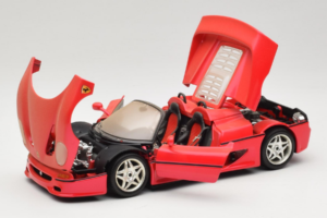 Ferrari F50 Cabriolet Monza Red Standox Bburago 1:18 ST01 Metal - imaginea 2 din 8