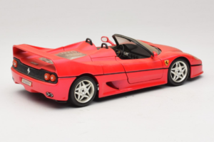 Ferrari F50 Cabriolet Monza Red Standox Bburago 1:18 ST01 Metal - imaginea 3 din 8