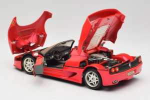 Ferrari F50 Cabriolet Monza Red Standox Bburago 1:18 ST01 Metal - imaginea 5 din 8