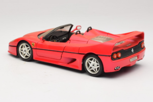 Ferrari F50 Cabriolet Monza Red Standox Bburago 1:18 ST01 Metal - imaginea 7 din 8