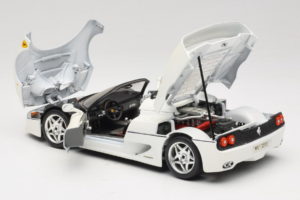 Ferrari F50 Cabriolet Alb Bburago 1:18 3352-W1 Metal - imaginea 5 din 8